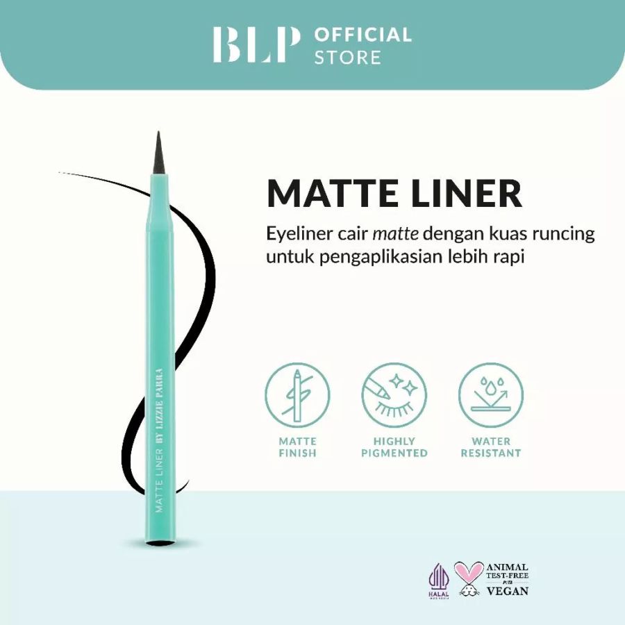 BLP Matte Liner Pitch Black Eyeliner 1ml