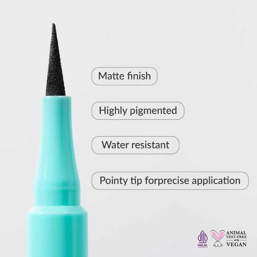 BLP Matte Liner Pitch Black Eyeliner 1ml