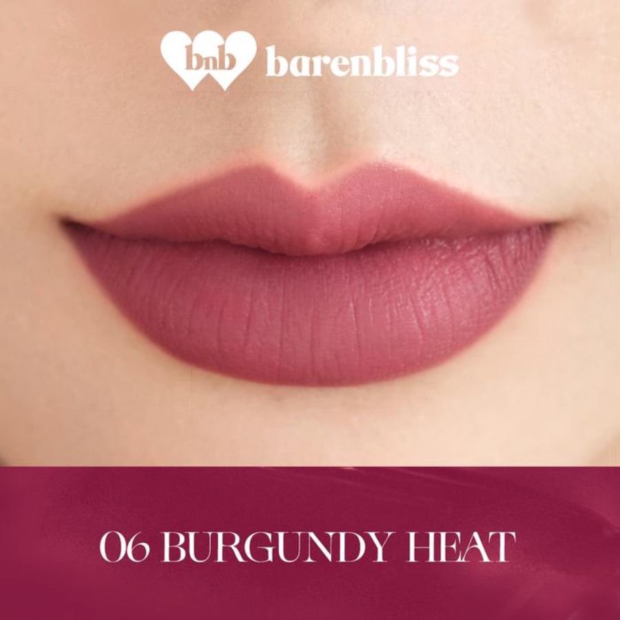 BNB Barenbliss Apple Makes Adorable Mousse Burgundy Heat Lip Tint 3gram