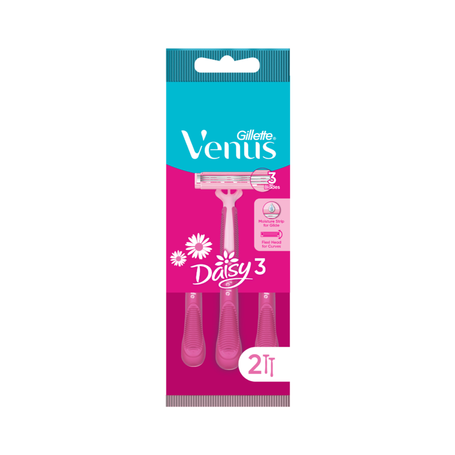 Gillette Simply Venus Basic Daisy 3 Blades Pisau Cukur 2pcs