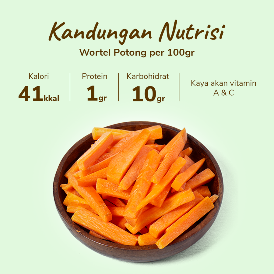 Wortel Berastagi Stick Astro Farm 200gram