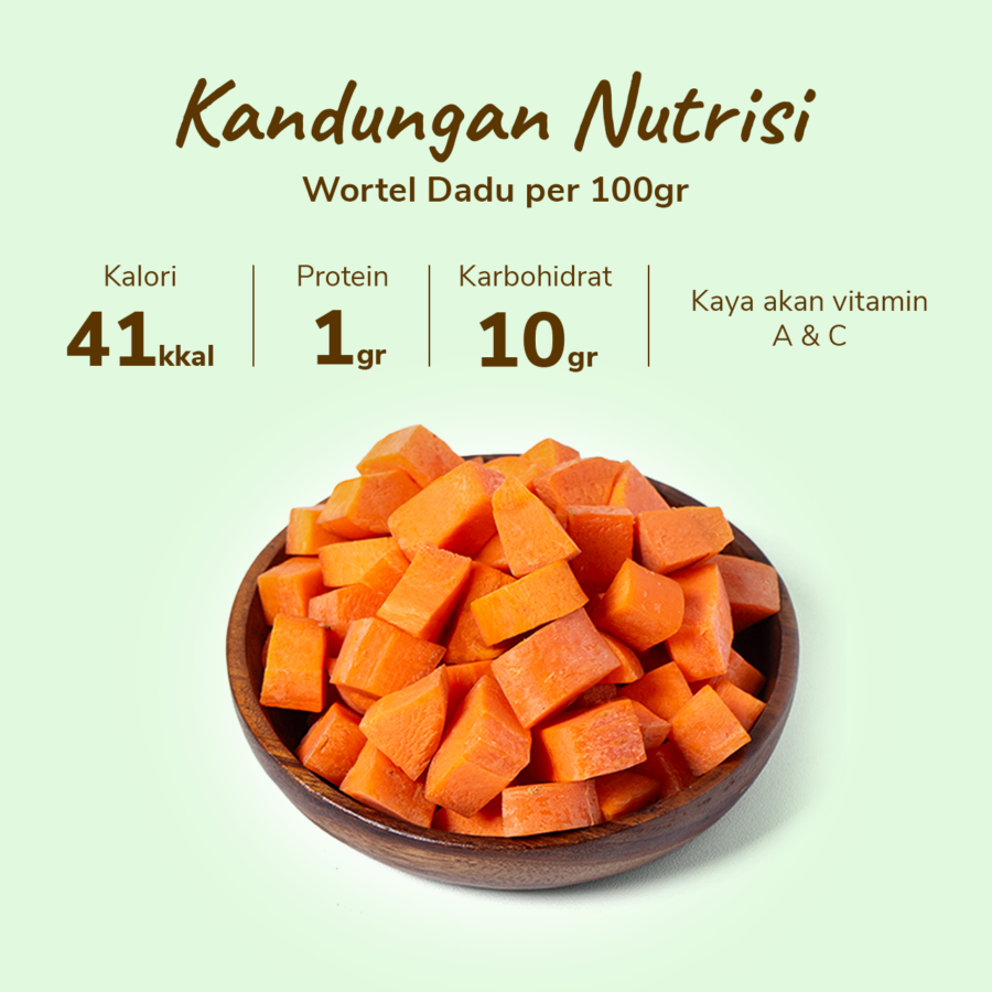 Wortel Berastagi Dadu Astro Farm 200gram