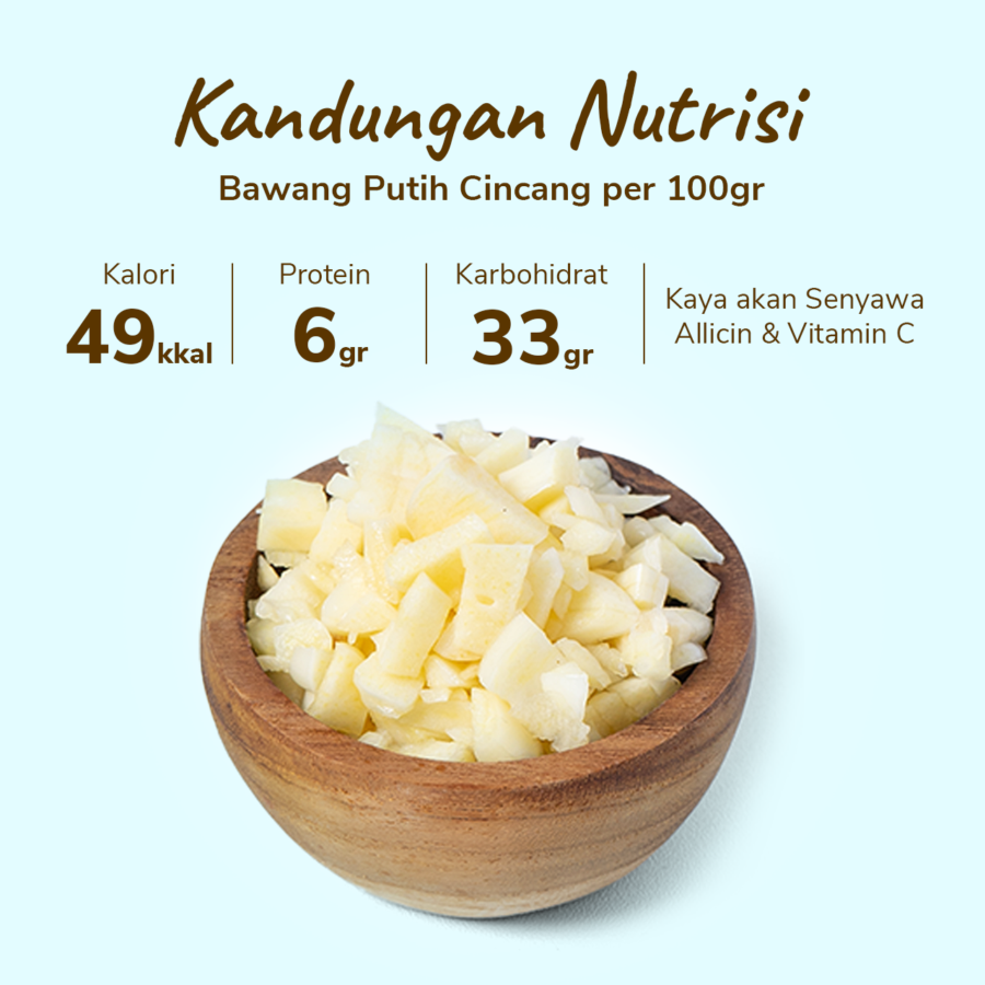 Bawang Putih Cincang Astro Farm 125gram
