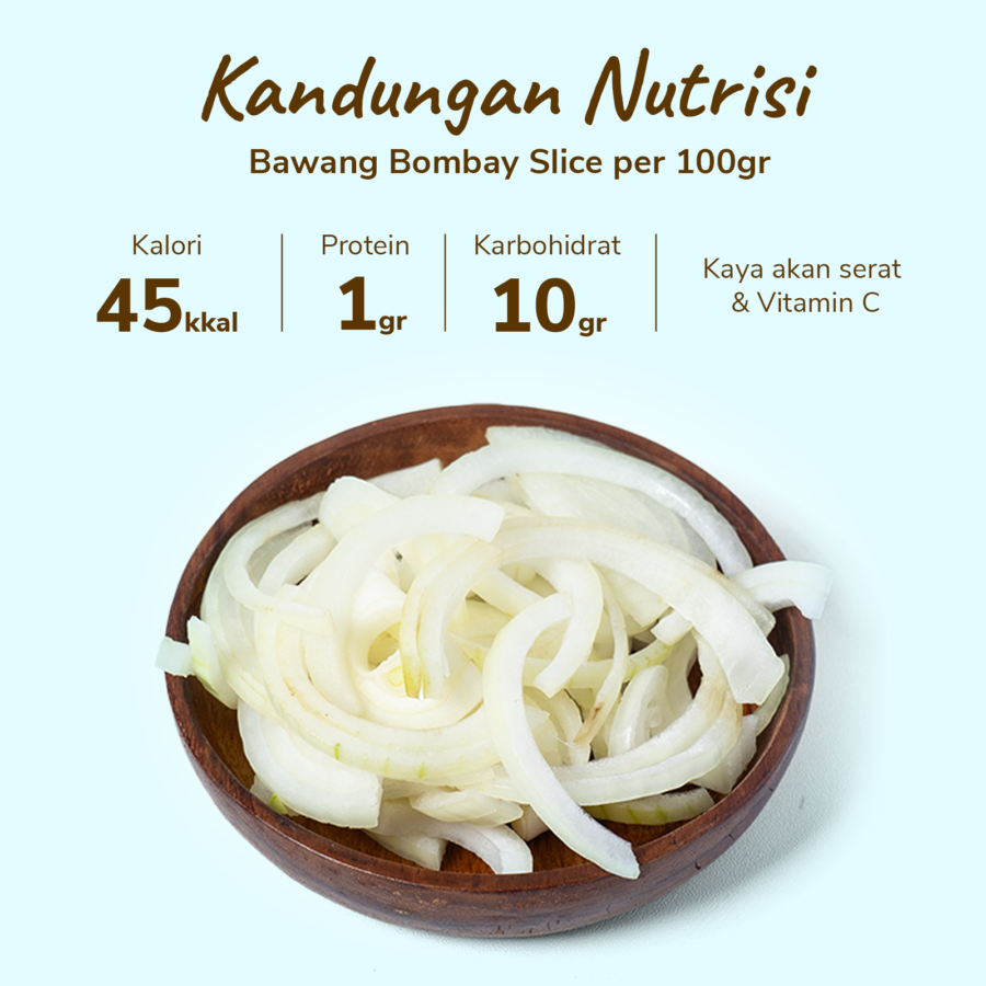 Bawang Bombay Slice Astro Farm 150gram