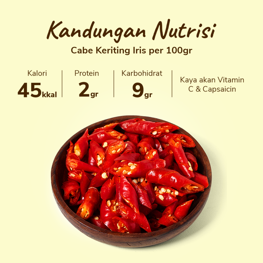 Cabe Merah Keriting Iris Astro Farm 100gram
