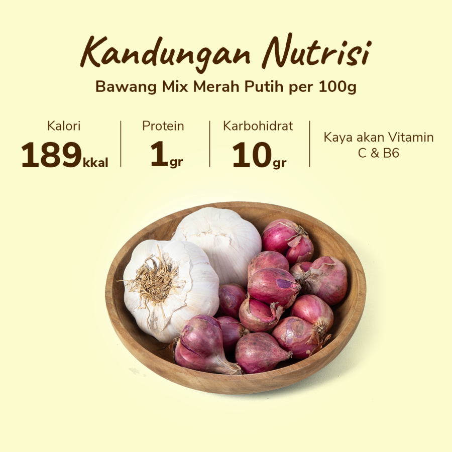 Bawang Mix Merah Putih Astro Farm 250gram