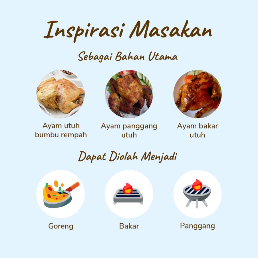 Ayam Broiler Utuh HSP 500-600 gram