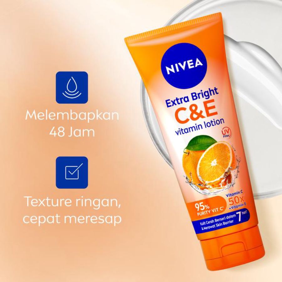 NIVEA Extra Bright C & E Vitamin Lotion 180ml