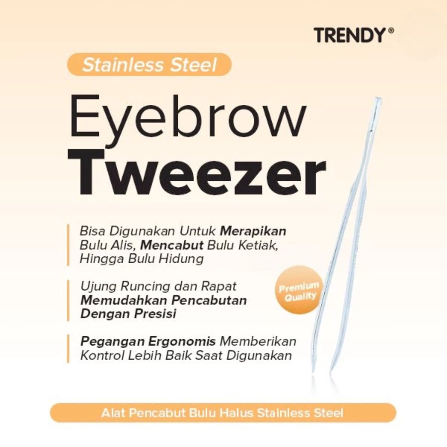 Trendy Pinset Penjepit Tweezers 1pcs