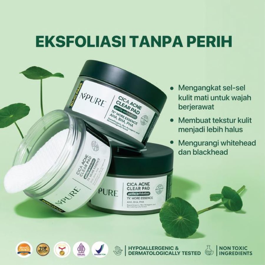 Npure Cica Acne Gentle Exfoliation Clear Pad 40sheets
