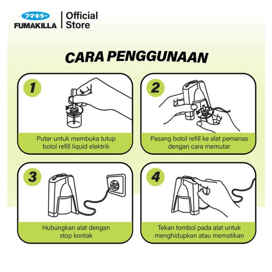 Vape Liquid Elektrik Fruity Fresh 45 Malam Pembasmi Serangga 1pcs