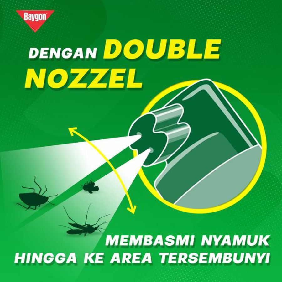 Baygon Aerosol Flower Garden Pembasmi Serangga 400ml