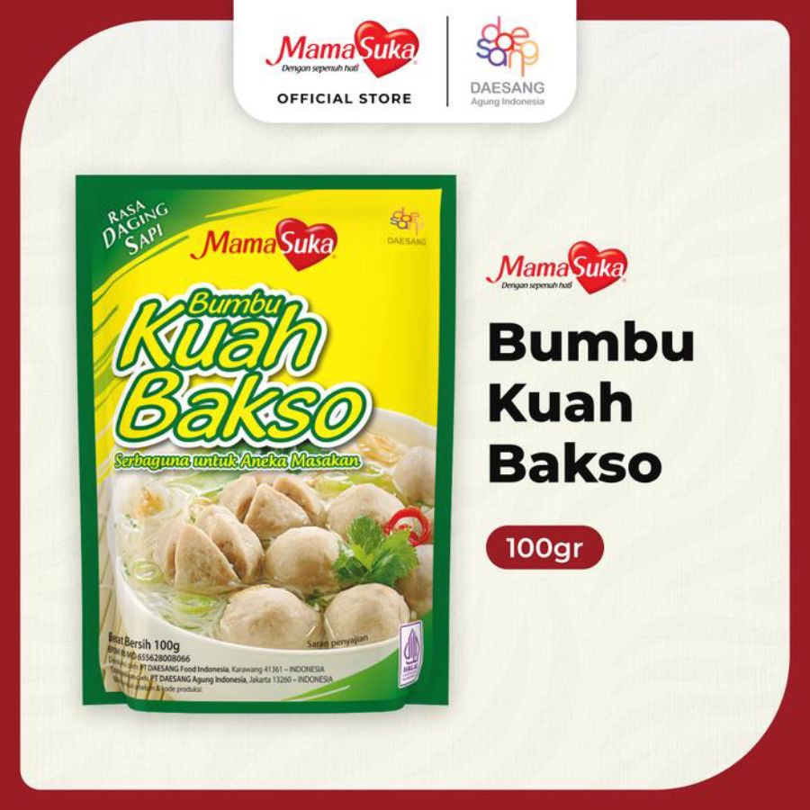 Mamasuka Bumbu Kuah Bakso Rasa Daging Sapi 100gram