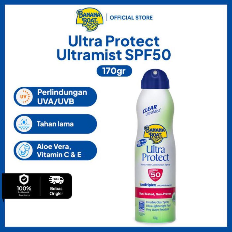 Banana Boat Ultra Protect Sunscreen Spray SPF 50PA+++ 170ml
