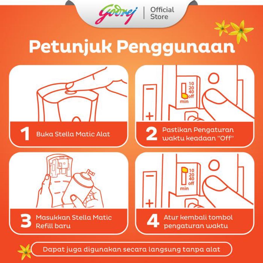 Stella Air Freshener Matic Royal Kenanga Pengharum Ruangan 1pack