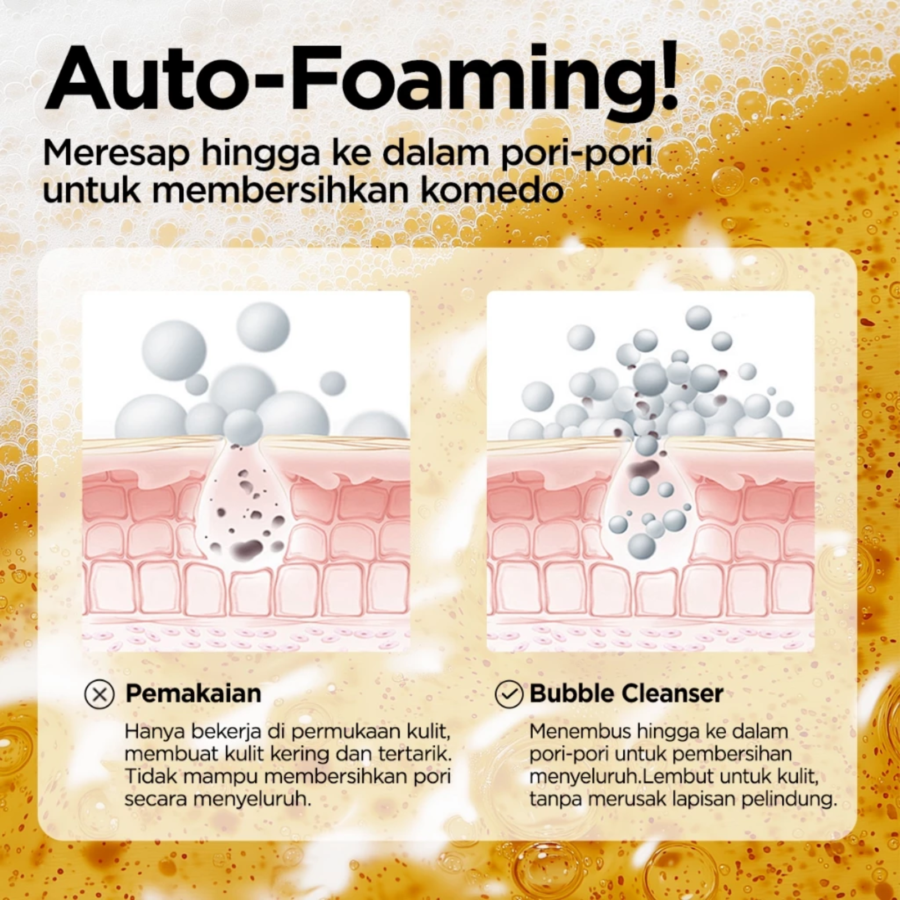 Focalskin Porefying Bubble Cleanser Face Wash 120gram
