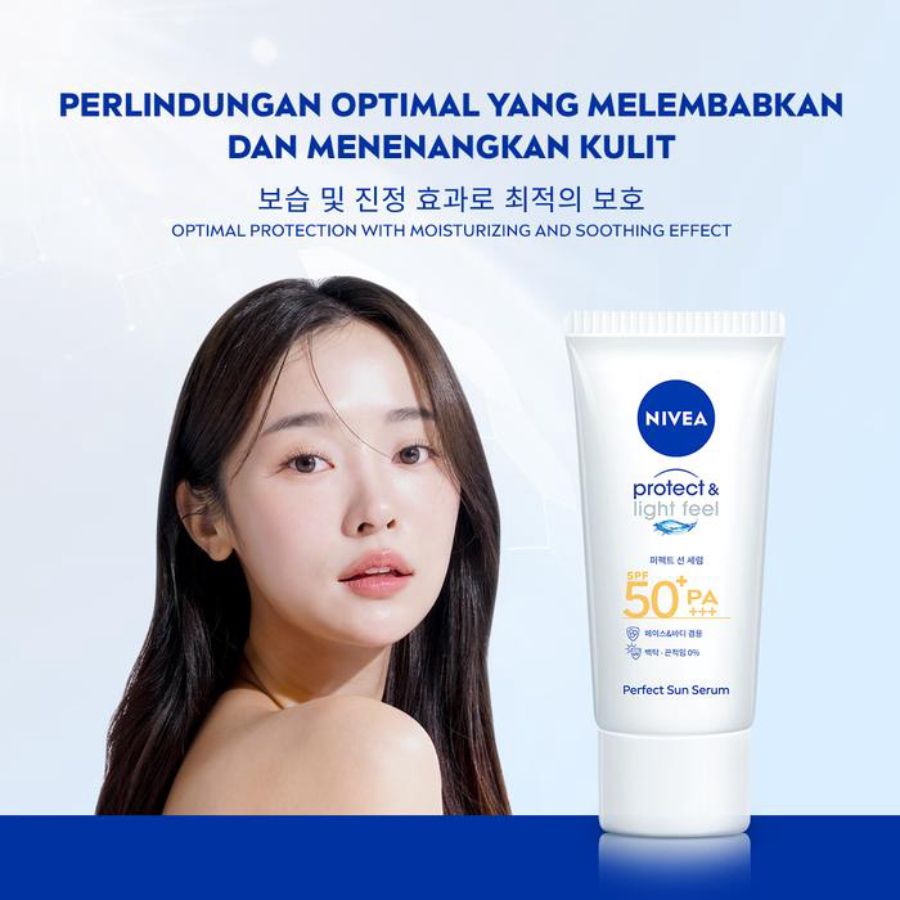 NIVEA SUN Face Protect & Light Feel SPF 50PA 90ml