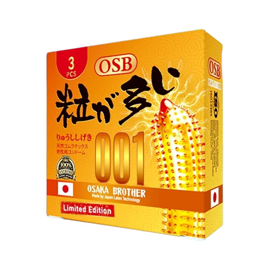 OSB Osaka Brother 001 Gerigi Extreme Kondom Pria 3sachets