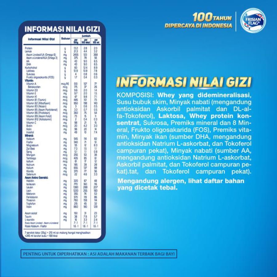 Frisian Baby Primamil Susu Bayi Usia 6-12 Bulan 750gram