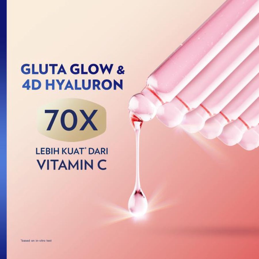 Vaseline Healthy Bright Gluta Hyaluron Niacinamide Serum Lotion Dewy Radiance/Body Lotion 200ml