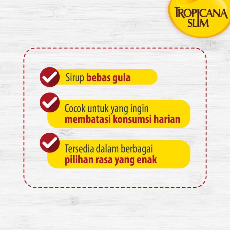 Tropicana Slim Syrup Orange 750ml