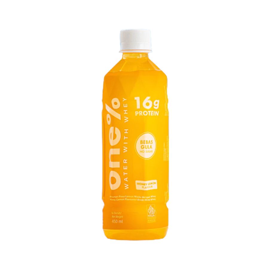 One% Nutrition Protein Water Honey Lemon 450ml