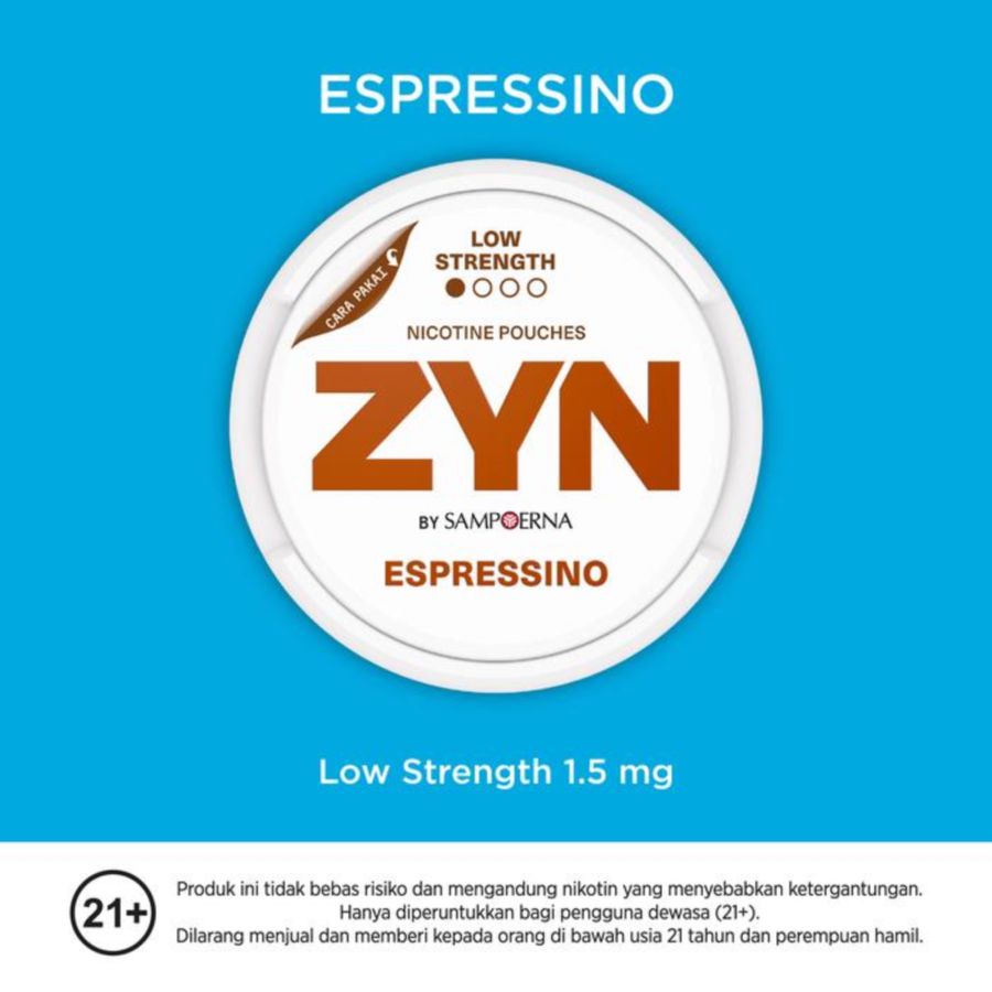 ZYN by Sampoerna Espressino Mini Dry Low Strength 1.5mg 15pcs
