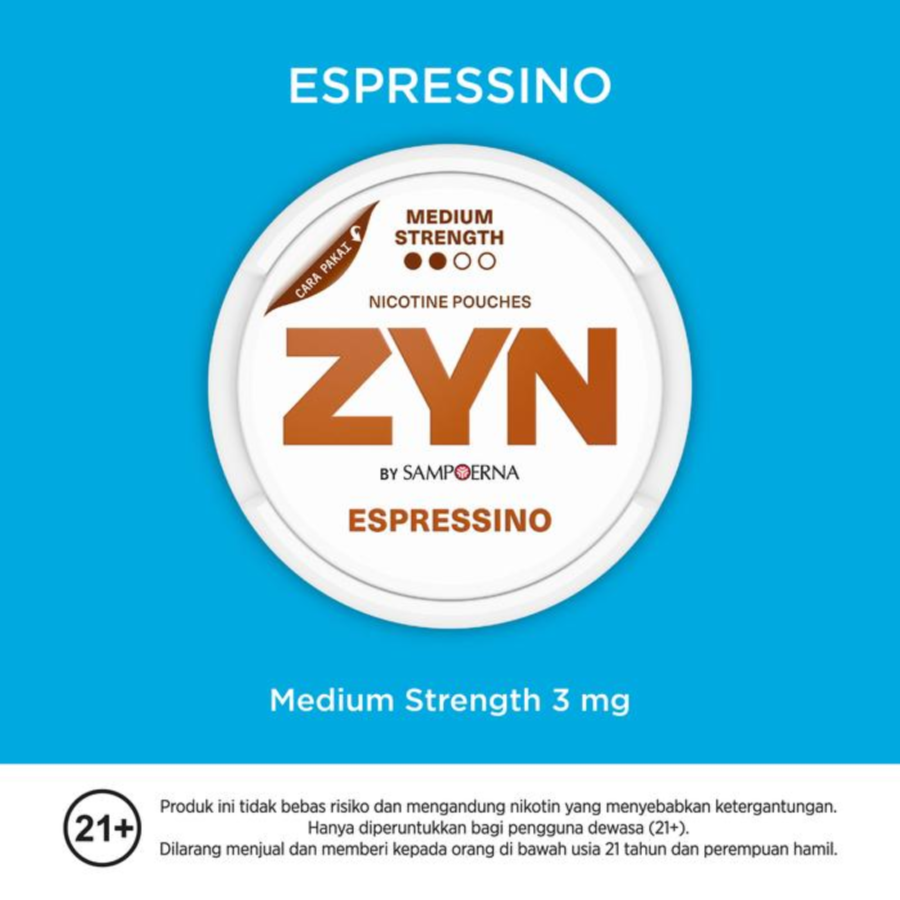 ZYN by Sampoerna Espressino Mini Dry Medium Strength 3mg 15pcs