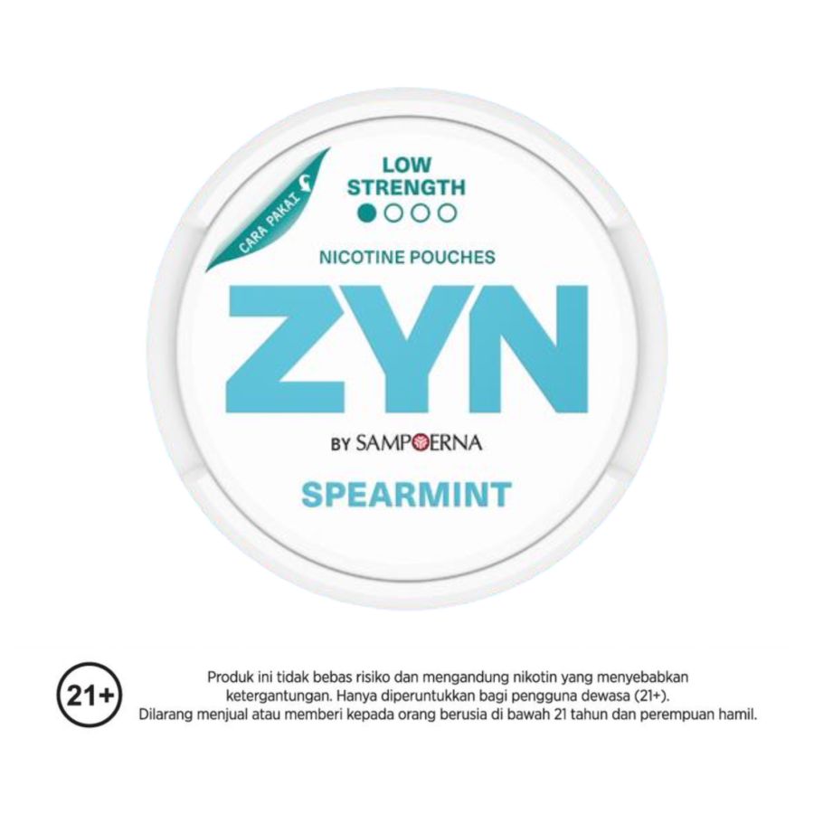 ZYN by Sampoerna Spearmint Mini Dry Low Stregth 1.5mg 15pcs