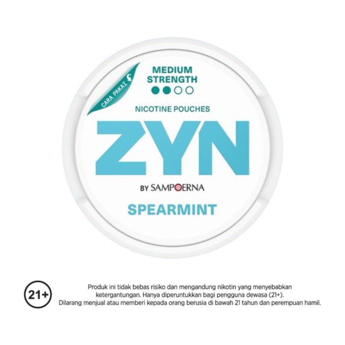 ZYN by Sampoerna Spearmint Mini Dry Medium Strength 3mg