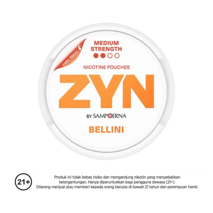 ZYN by Sampoerna Bellini Mini Dry Medium Strength 3mg 15pcs
