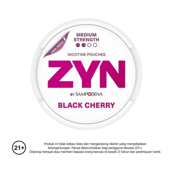 ZYN by Sampoerna Black Cherry Mini Dry Medium Strength 3mg