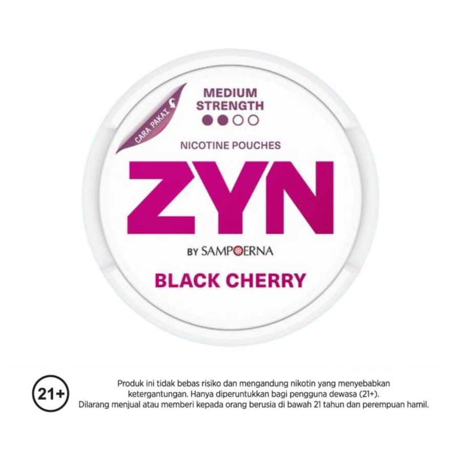 ZYN by Sampoerna Black Cherry Mini Dry Medium Strength 3mg 15pcs