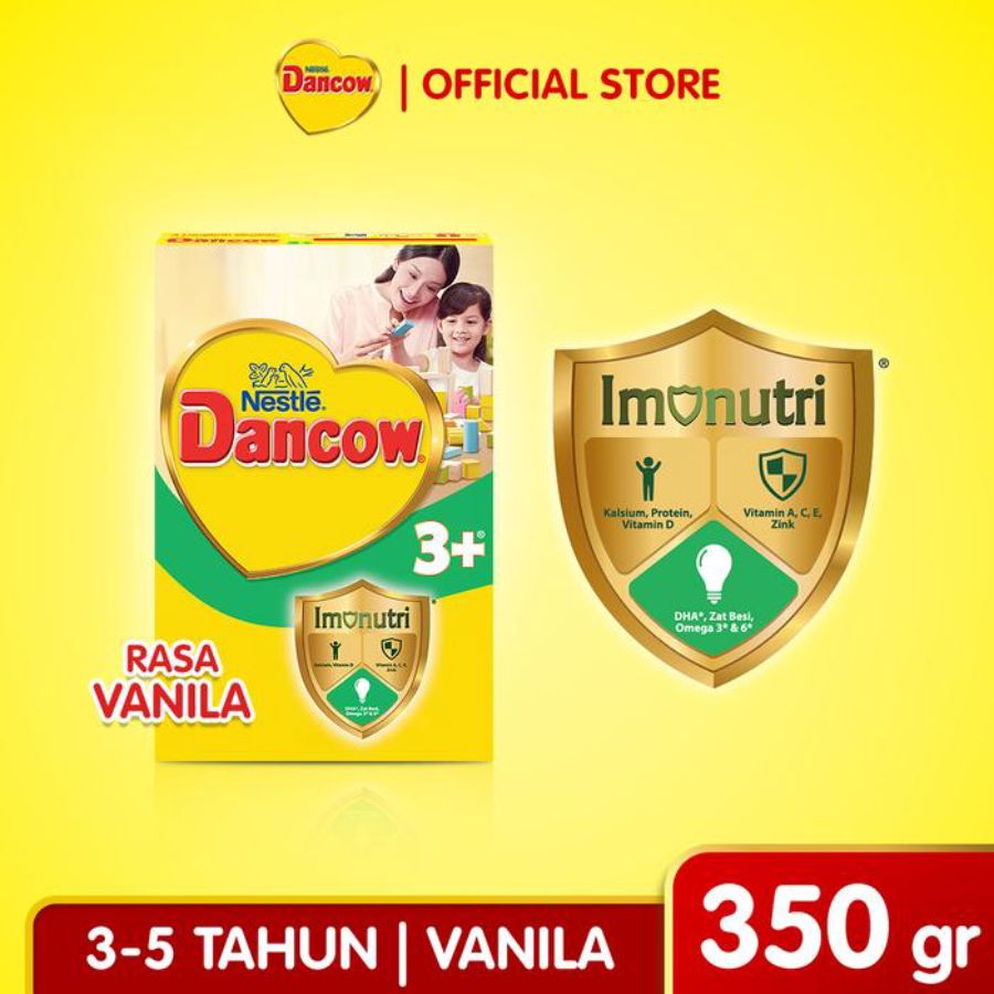 Dancow Advanced Excelnutri Vanilla 3-5 Tahun Susu Formula 350gram
