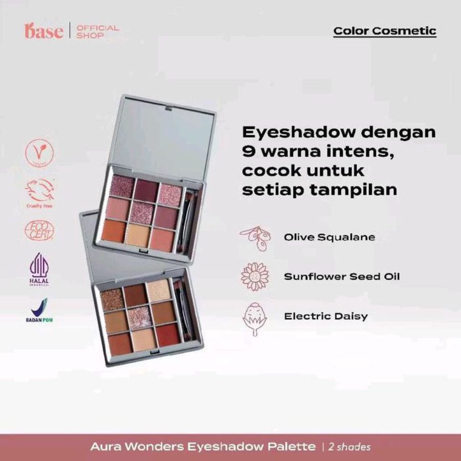 Base Aura Wonders Eyeshadow Palette - 02 Pink Twilight 1pack