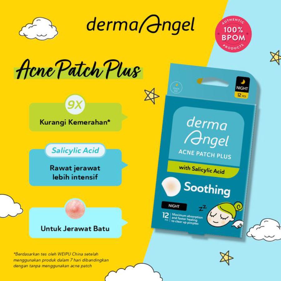 Derma Angel Soothing Night Acne Patch Plus 13gram