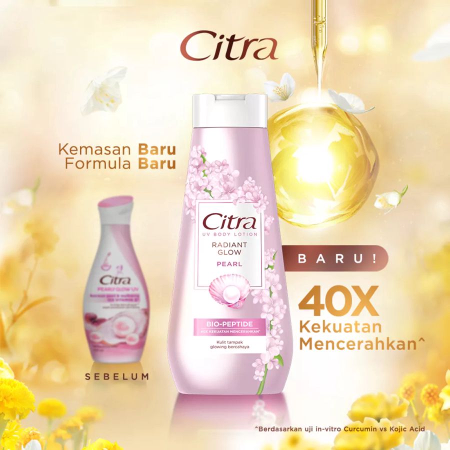 Citra UV Body Lotion Radiant Glow Pearl 380ml