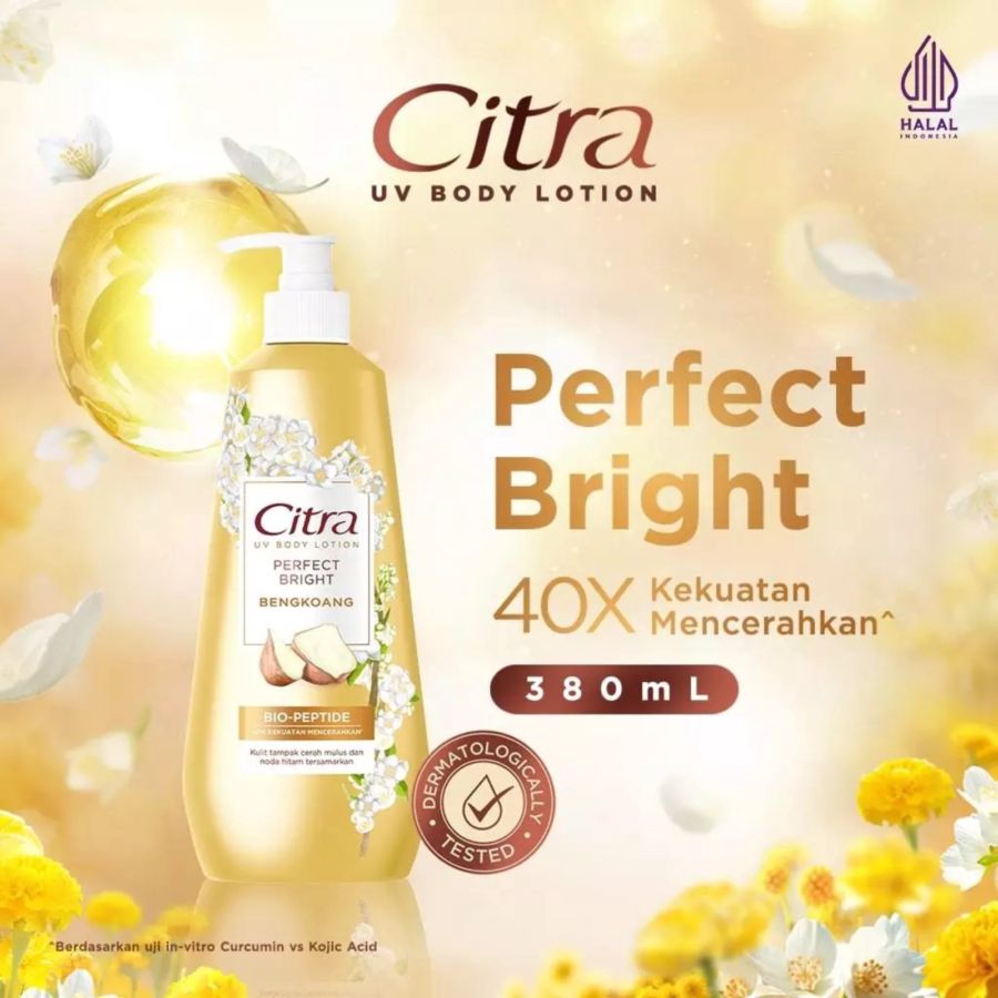 Citra Perfect Bright Bengkoang UV Body Lotion 380ml