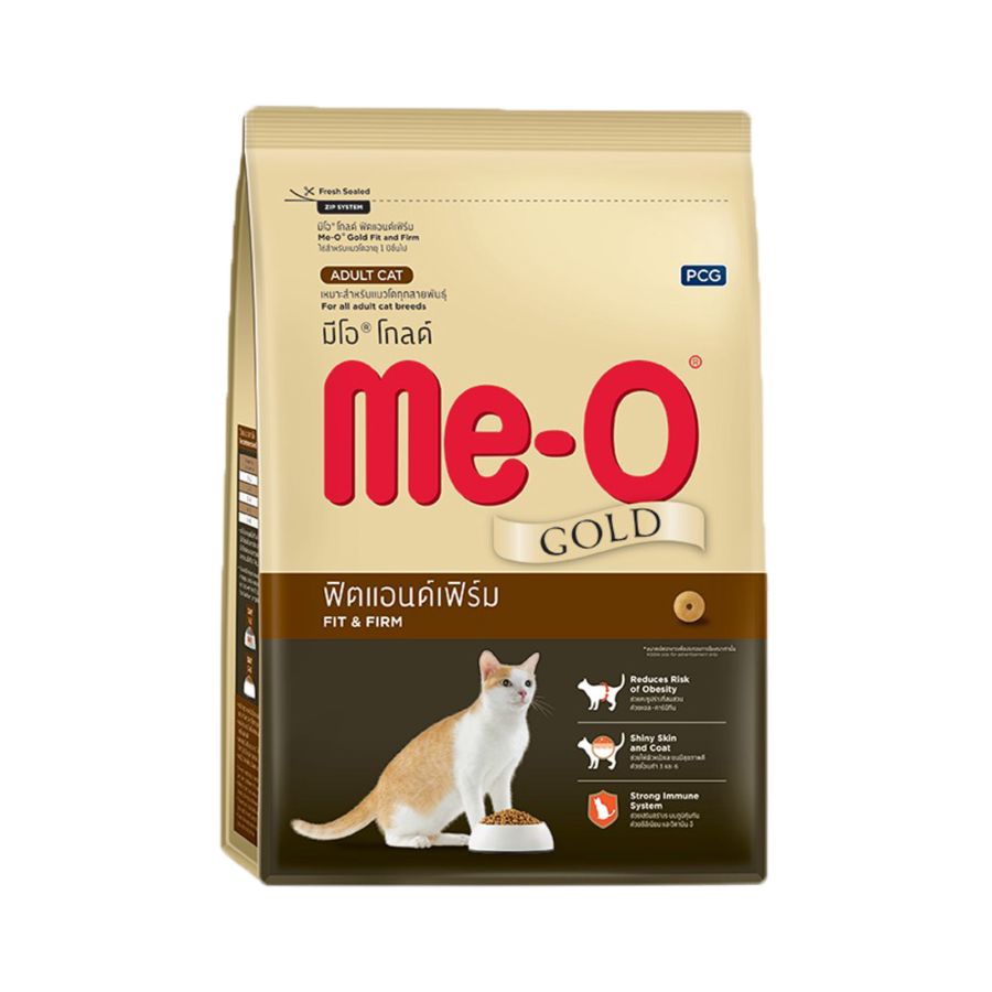 Me-O Gold Fit & Firm Adult Makanan Kucing Kering 400gram 1pcs