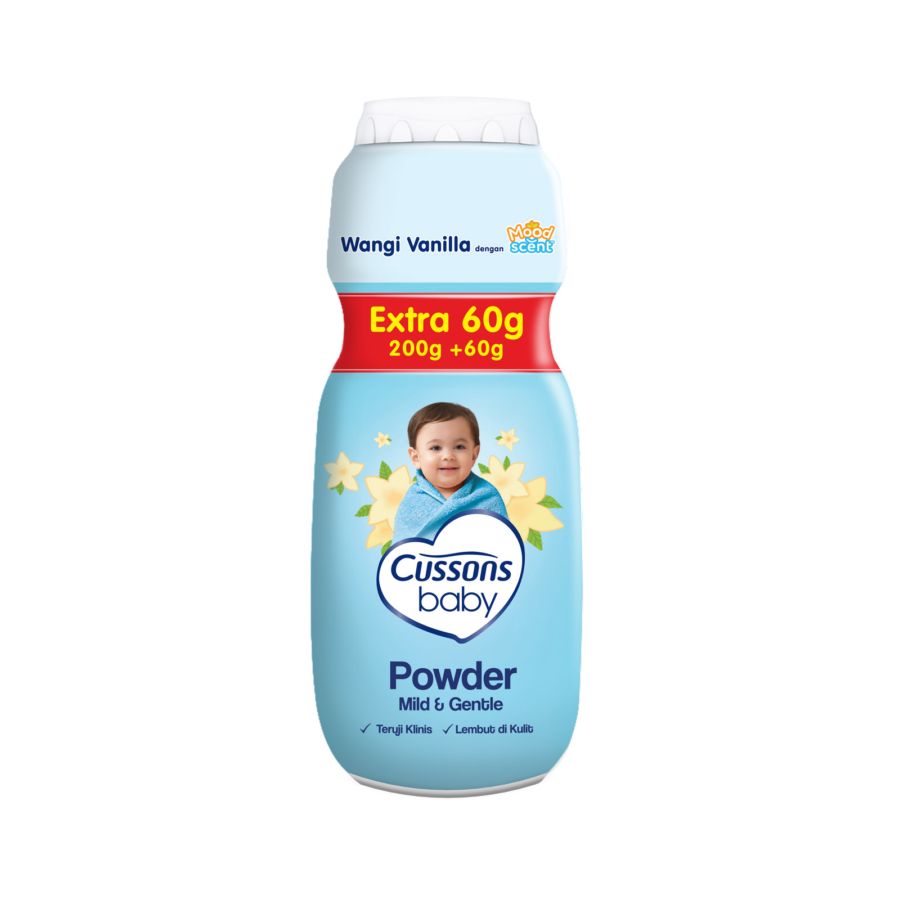 Cussons Baby Powder Vanilla Mild & Gentle 260gram