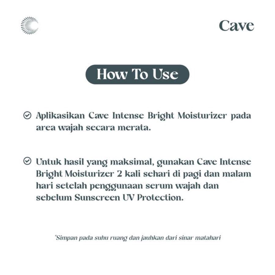 Cave Intense Bright Moisturizer 30gram