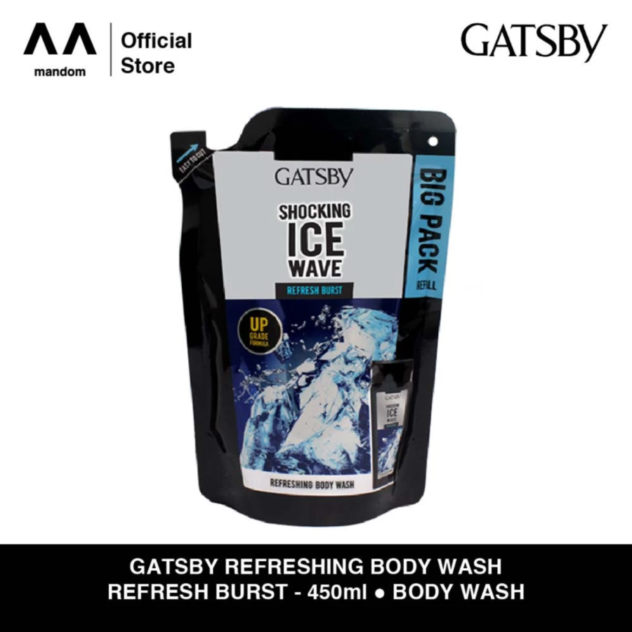Gatsby Shocking Ice Wave Refreshing Body Wash Refill 450ml