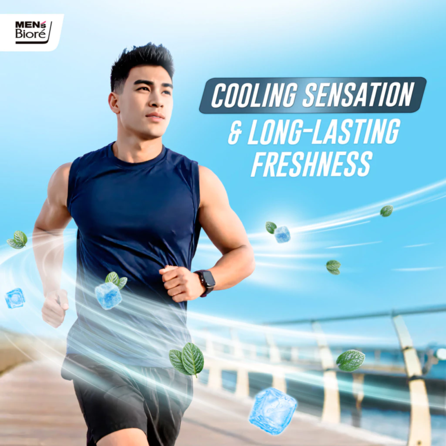 Men's Biore Cool Energy Body Foam Pouch 400ml