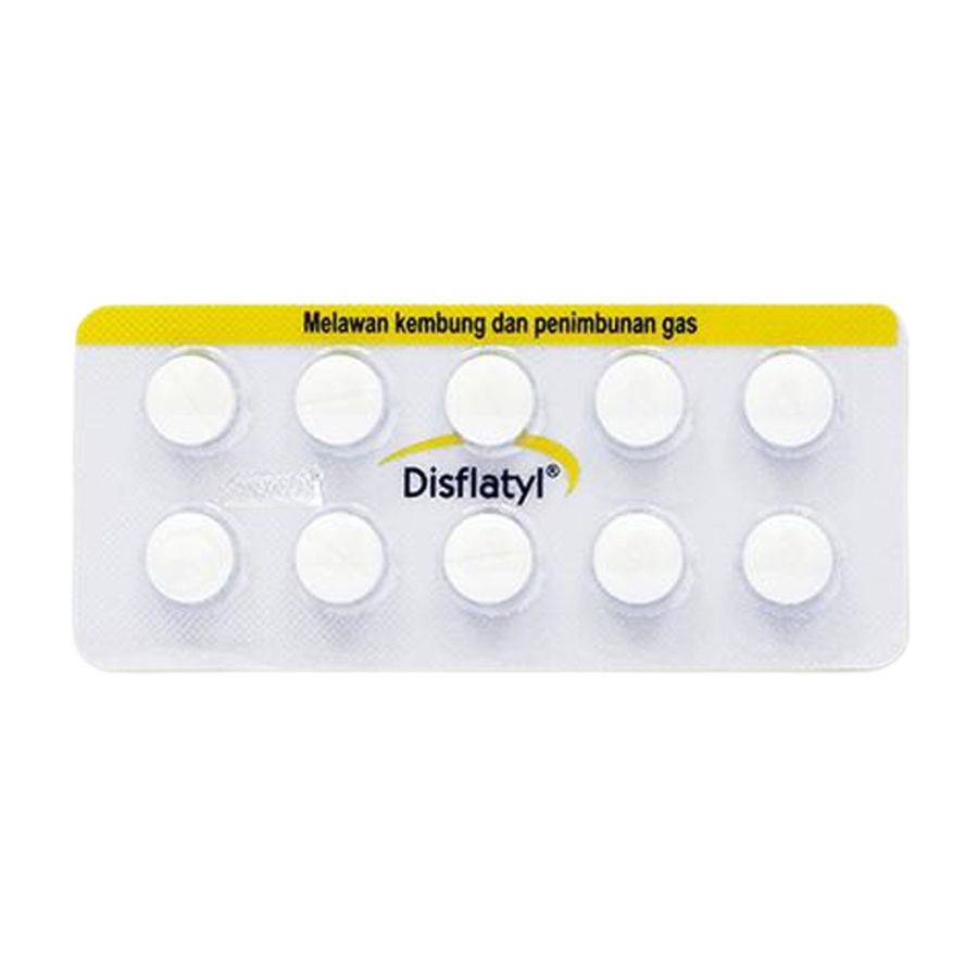 Disflatyl 40 mg Obat Pereda Kembung dan Gas Lambung 10tablet