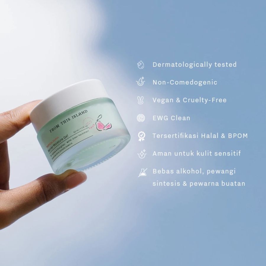 From This Island Tropical Guava Barrier Moisture Gel Pelembab Wajah 50ml