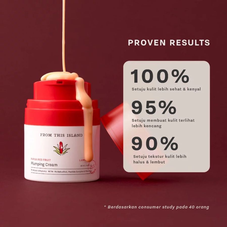 From This Island Papua Red Fruit Plumping Cream Pelembab Wajah 30ml