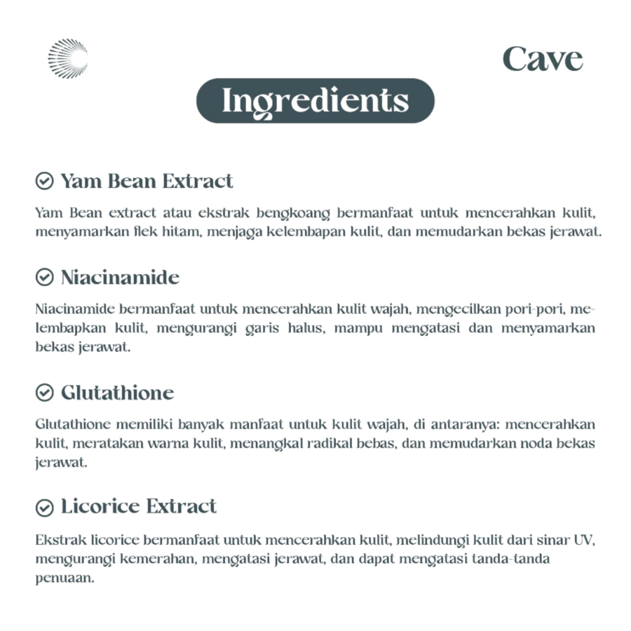 Cave Intense Bright Face Wash 100ml