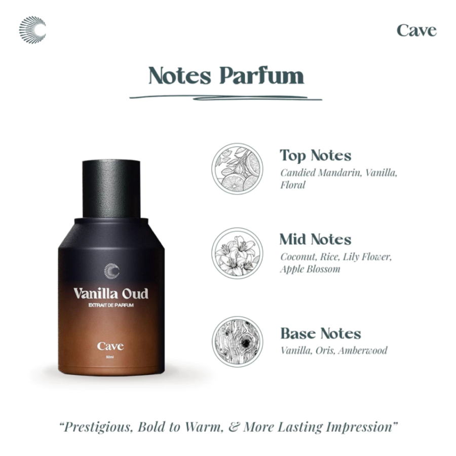 Cave Vanilla Oud Extrait de Parfum 50ml