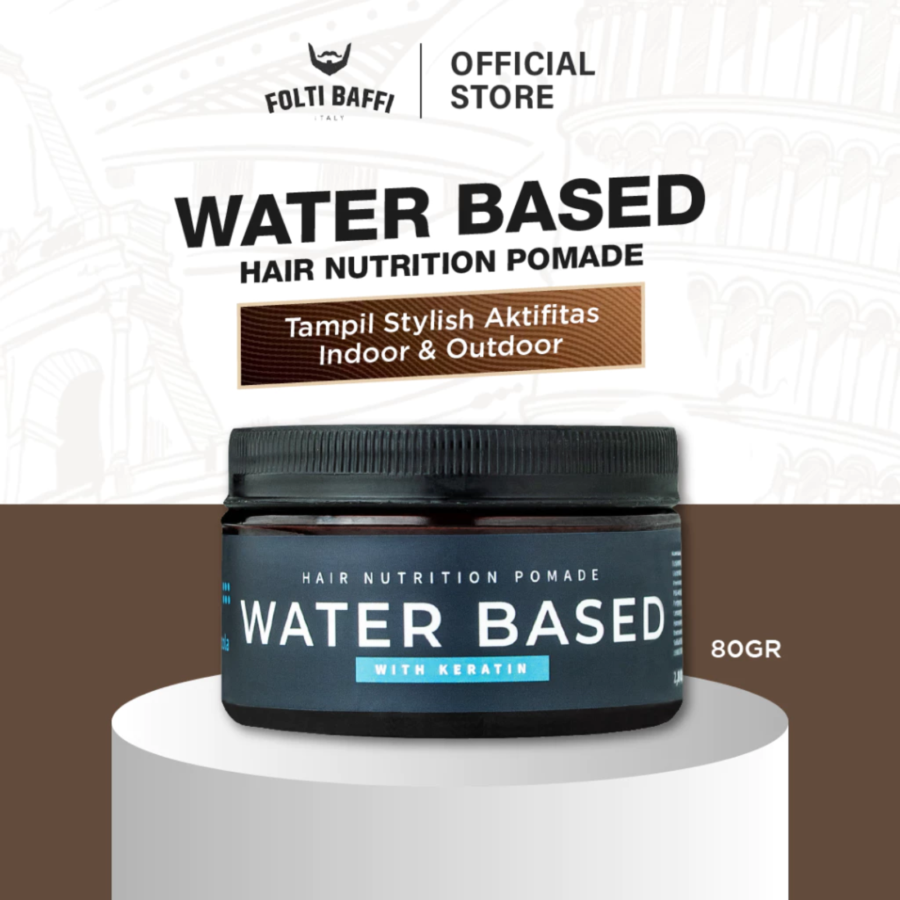 Folti Baffi Hair Nutrition Pomade Waterbased 80gram