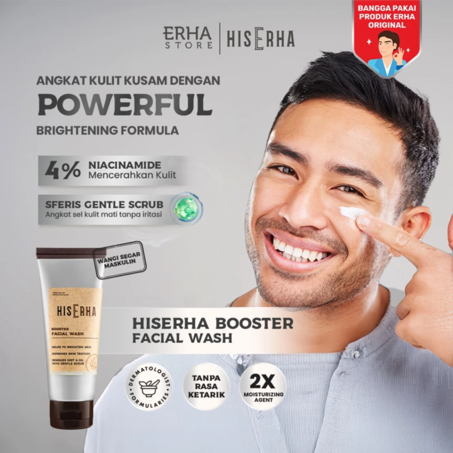 His Erha Booster Facial Wash 100gram